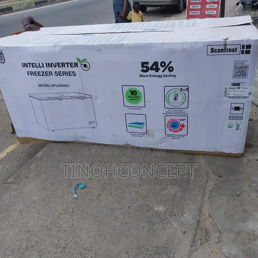 Scanfrost Inverter Chest Freezer 600 Litres