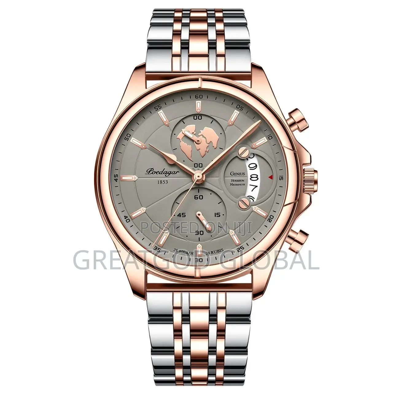 *POEDAGAR Top Luxury Brand Casual Men Watch Chronograph.