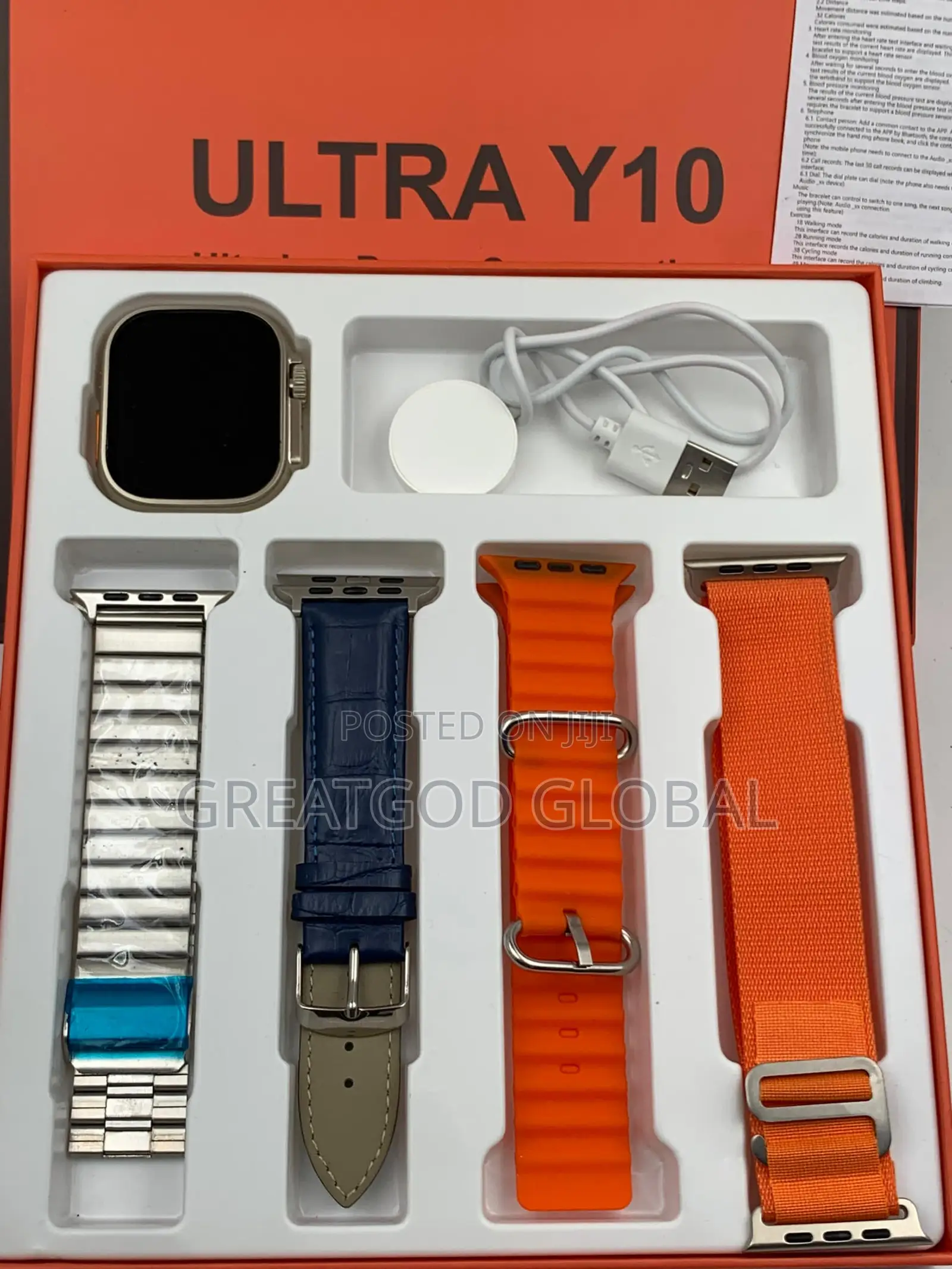 Ultra Y10 Smartwatch Active