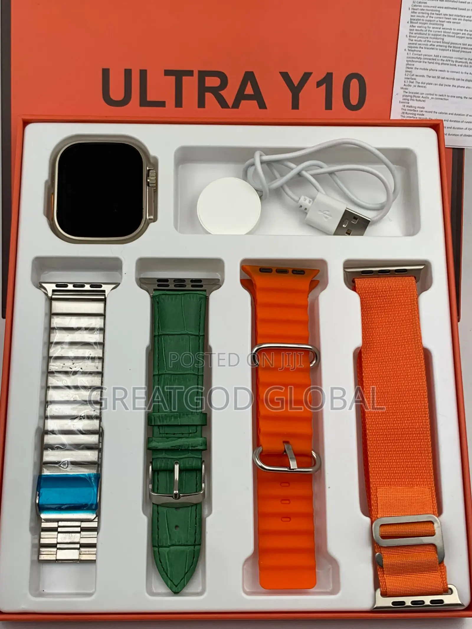 Ultra Y10 Smartwatch Active