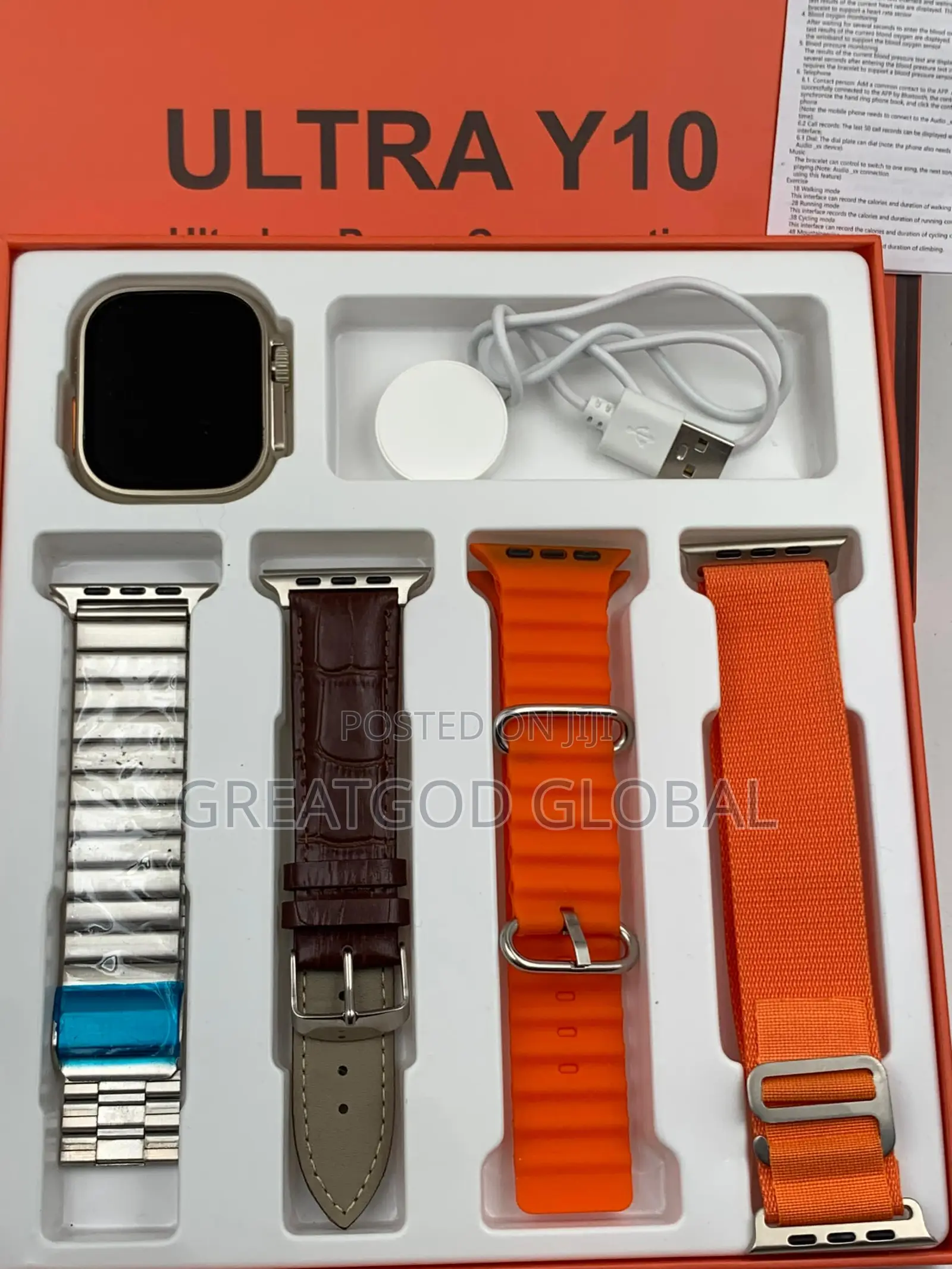 Ultra Y10 Smartwatch Active