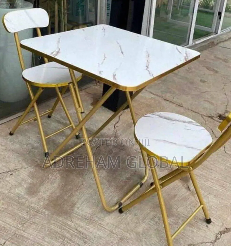 Indoor and Outdoor Table With 2 Chairs
