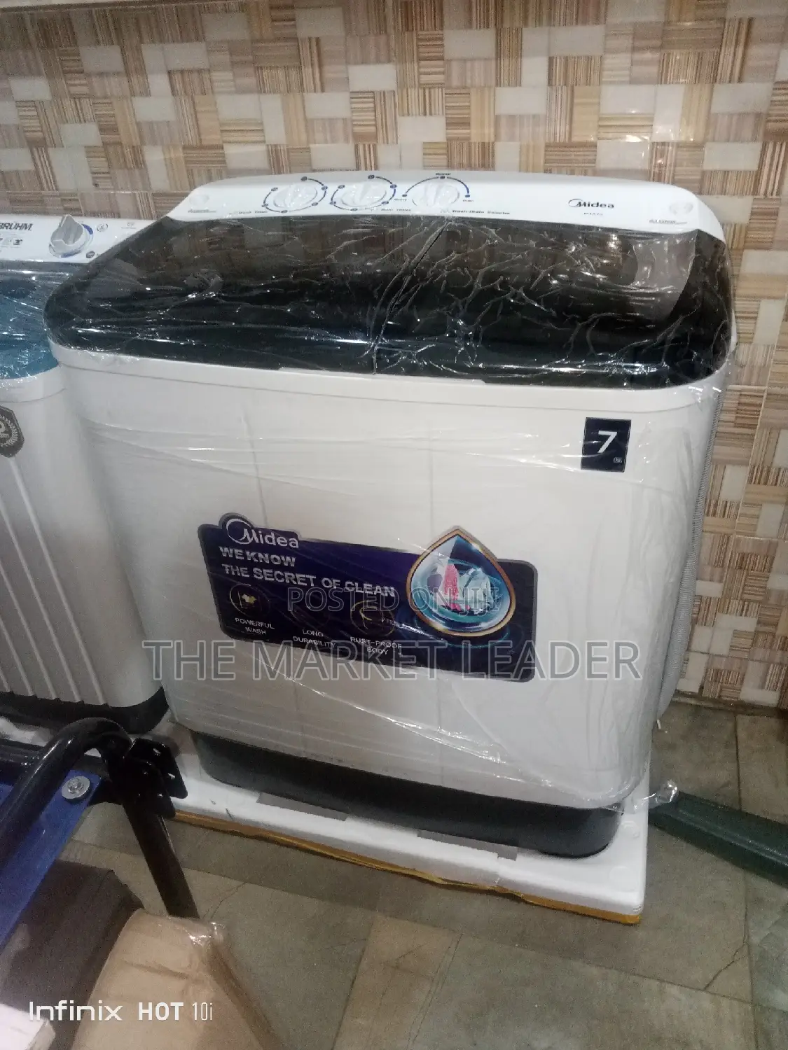 Midea 7kg Top Load Washing Machine Semi Automatic