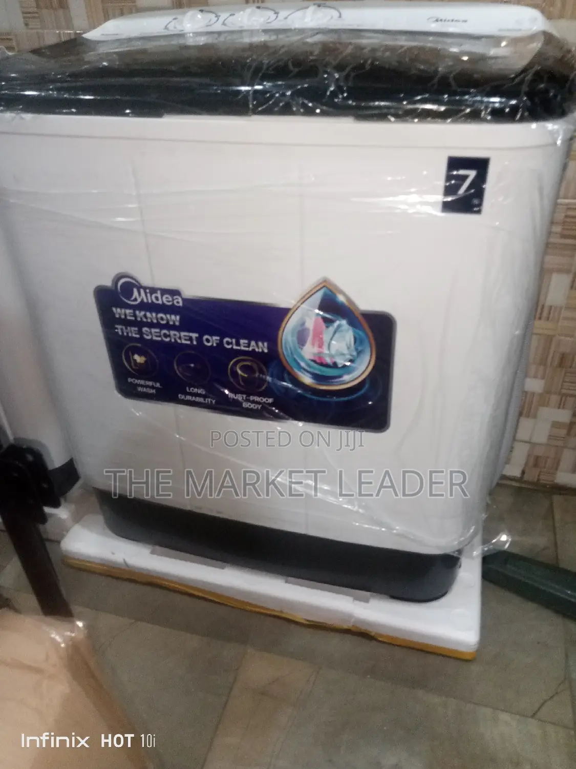 Midea 7kg Top Load Washing Machine Semi Automatic