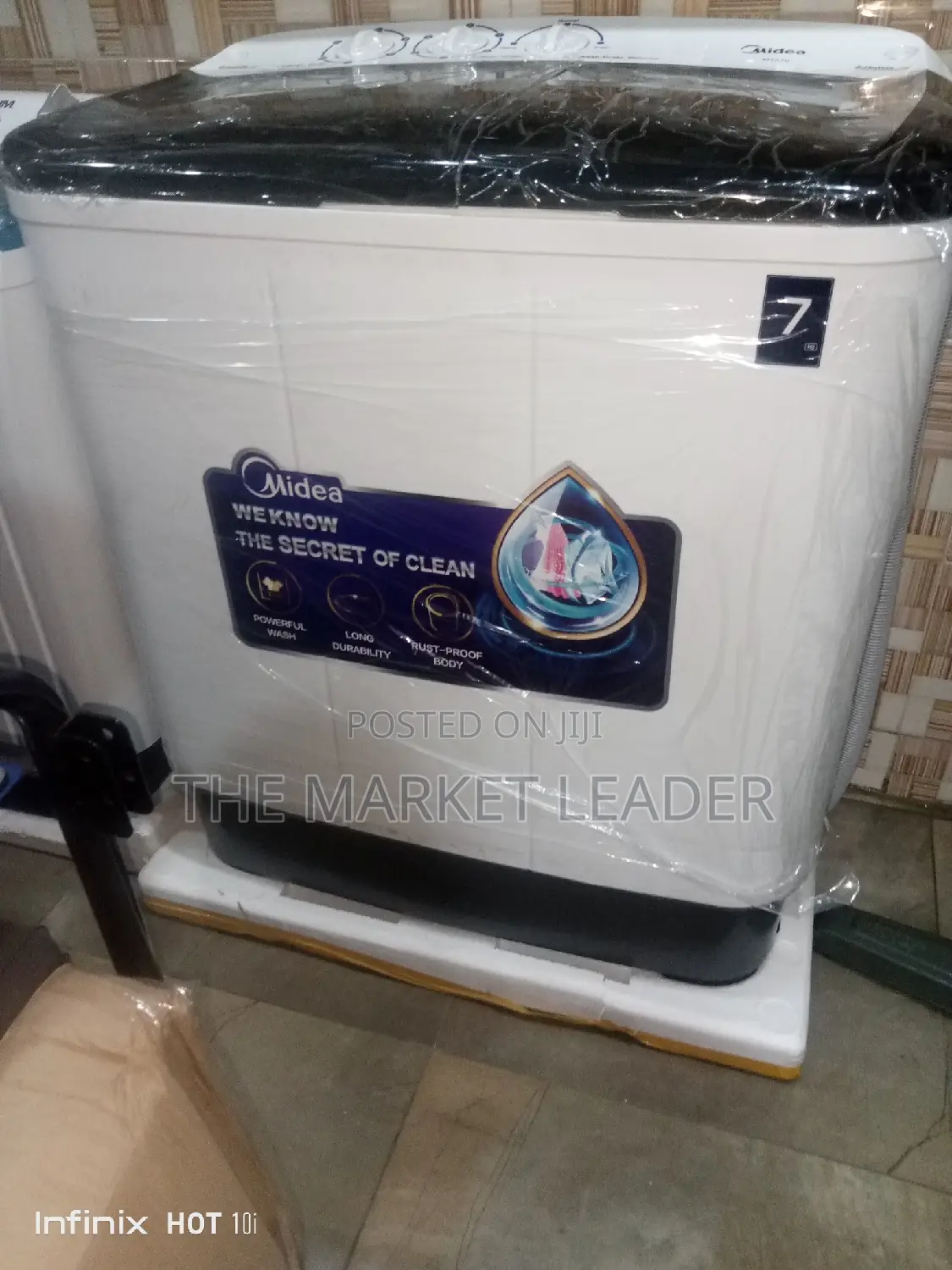 Midea 7kg Top Load Washing Machine Semi Automatic