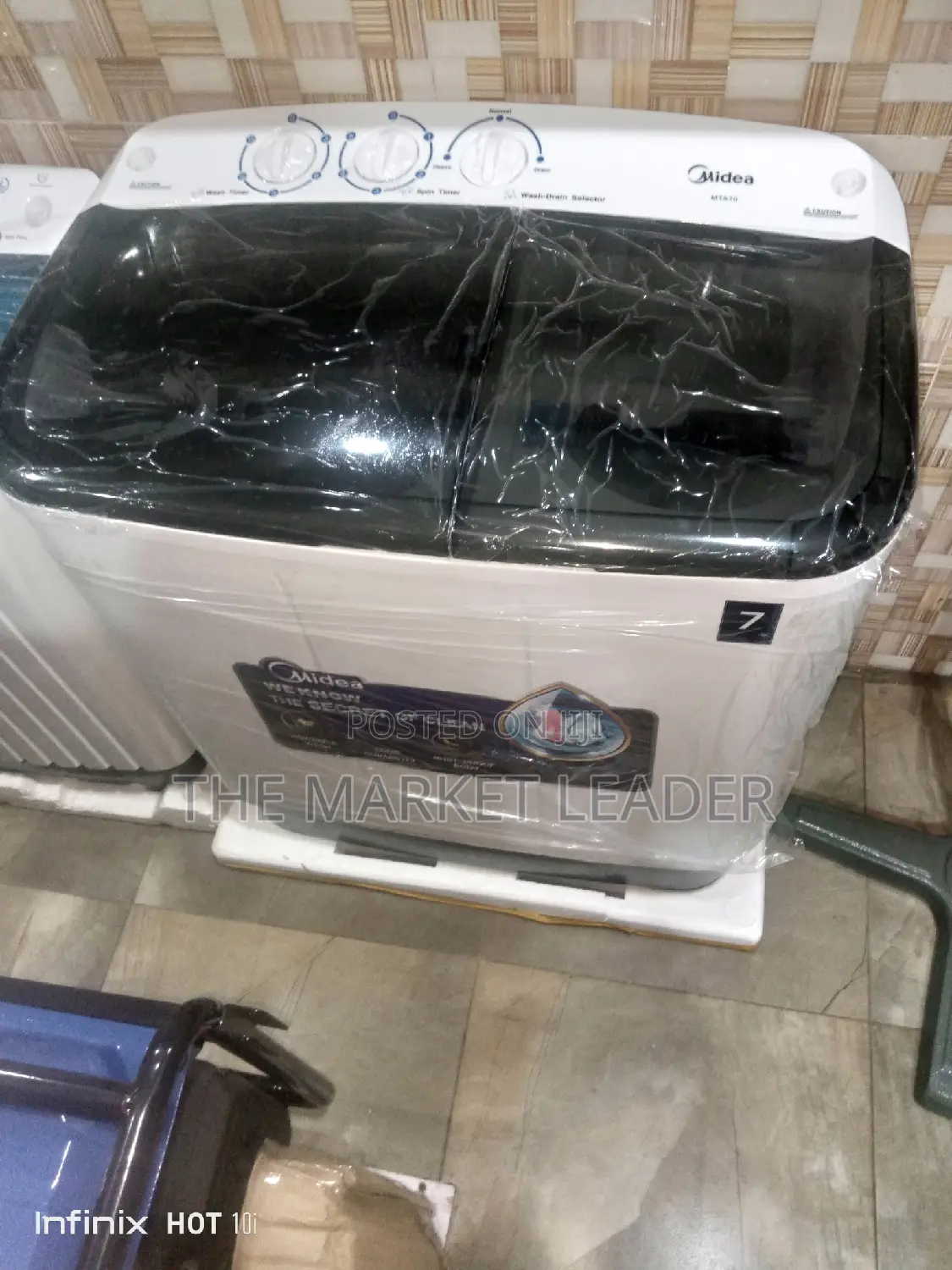Midea 7kg Top Load Washing Machine Semi Automatic