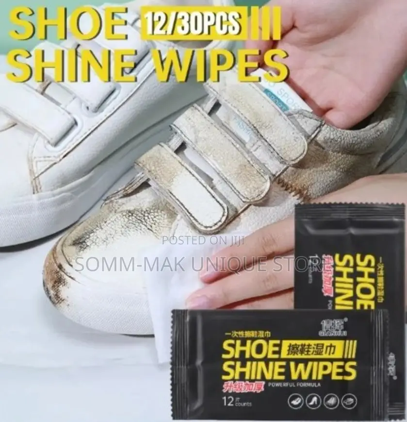 Disposable Fast Cleaning Shoe Shine Wipes-80pcs/1 Pack