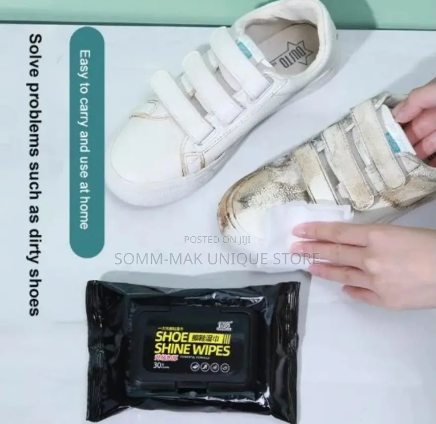 Disposable Fast Cleaning Shoe Shine Wipes-80pcs/1 Pack