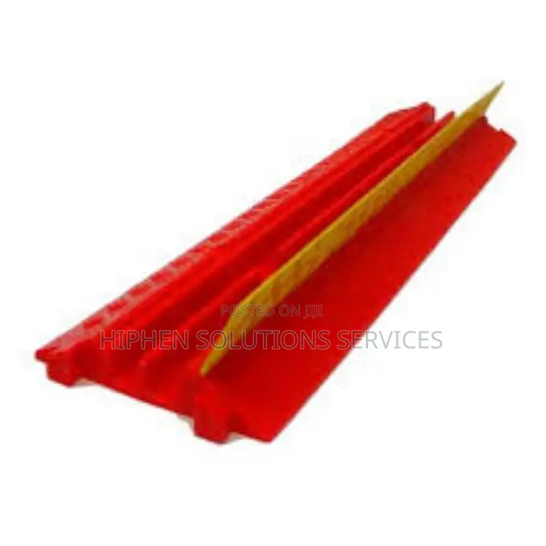 2 Channel Hose Cable Protector Ramp Heavy Duty Traffic Speed