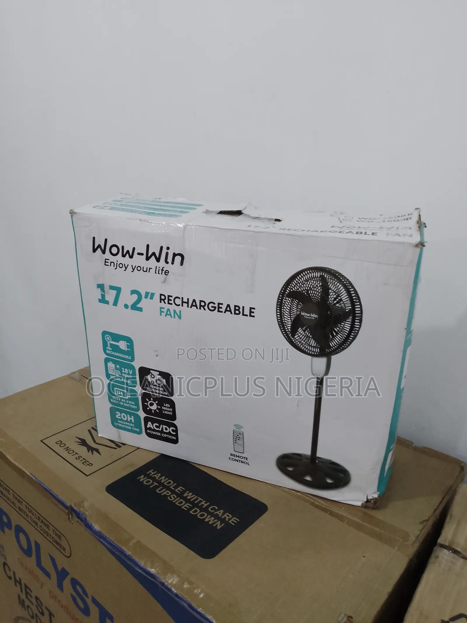 Great Choice Wow-Win 17.2 Inches Rechargeable Fan