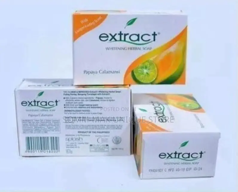 Philippines Extract Papaya Lightening Herbal Soap - 12pcs