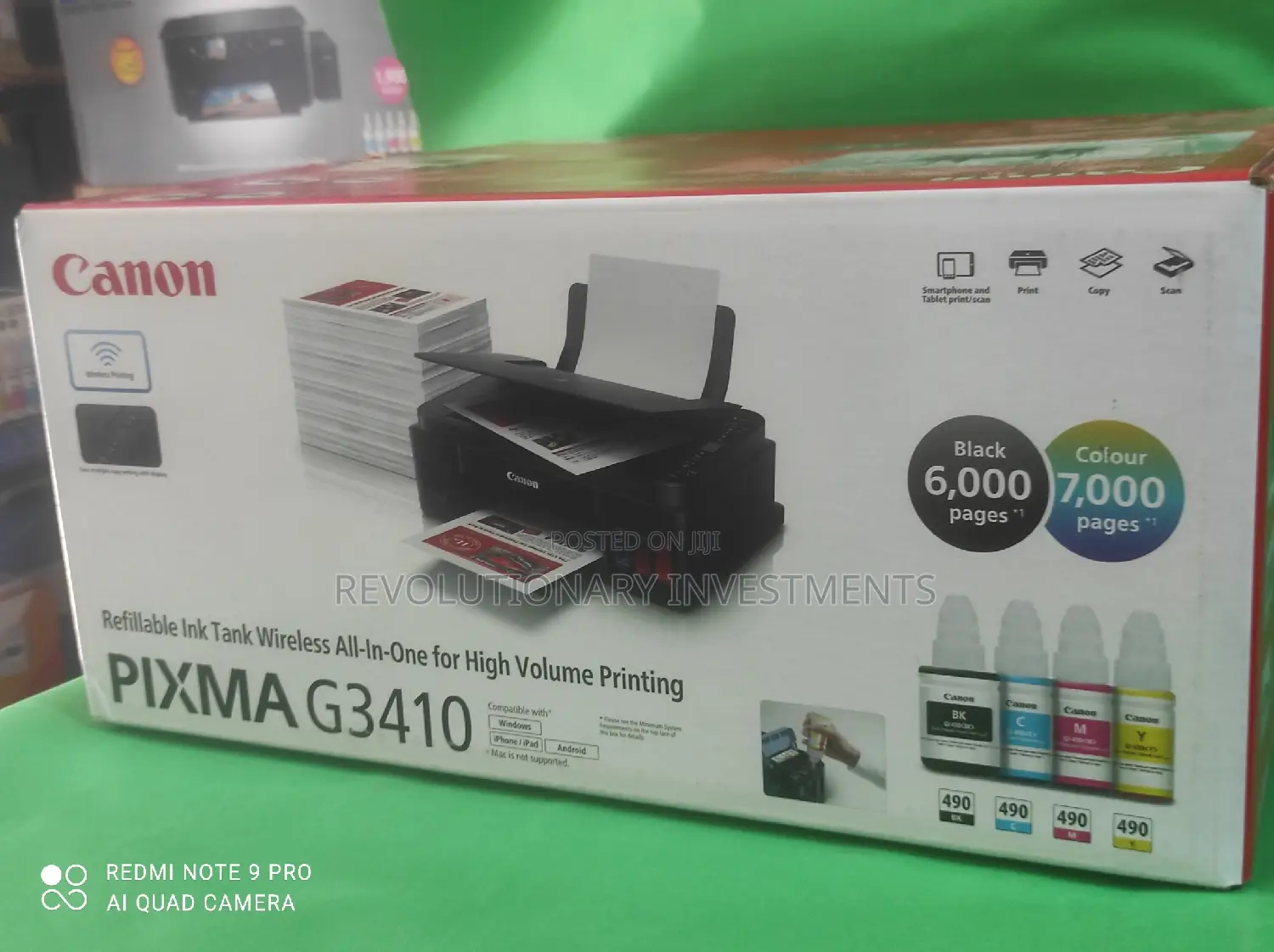Canon Pixma G3410 Ink Tank Printer