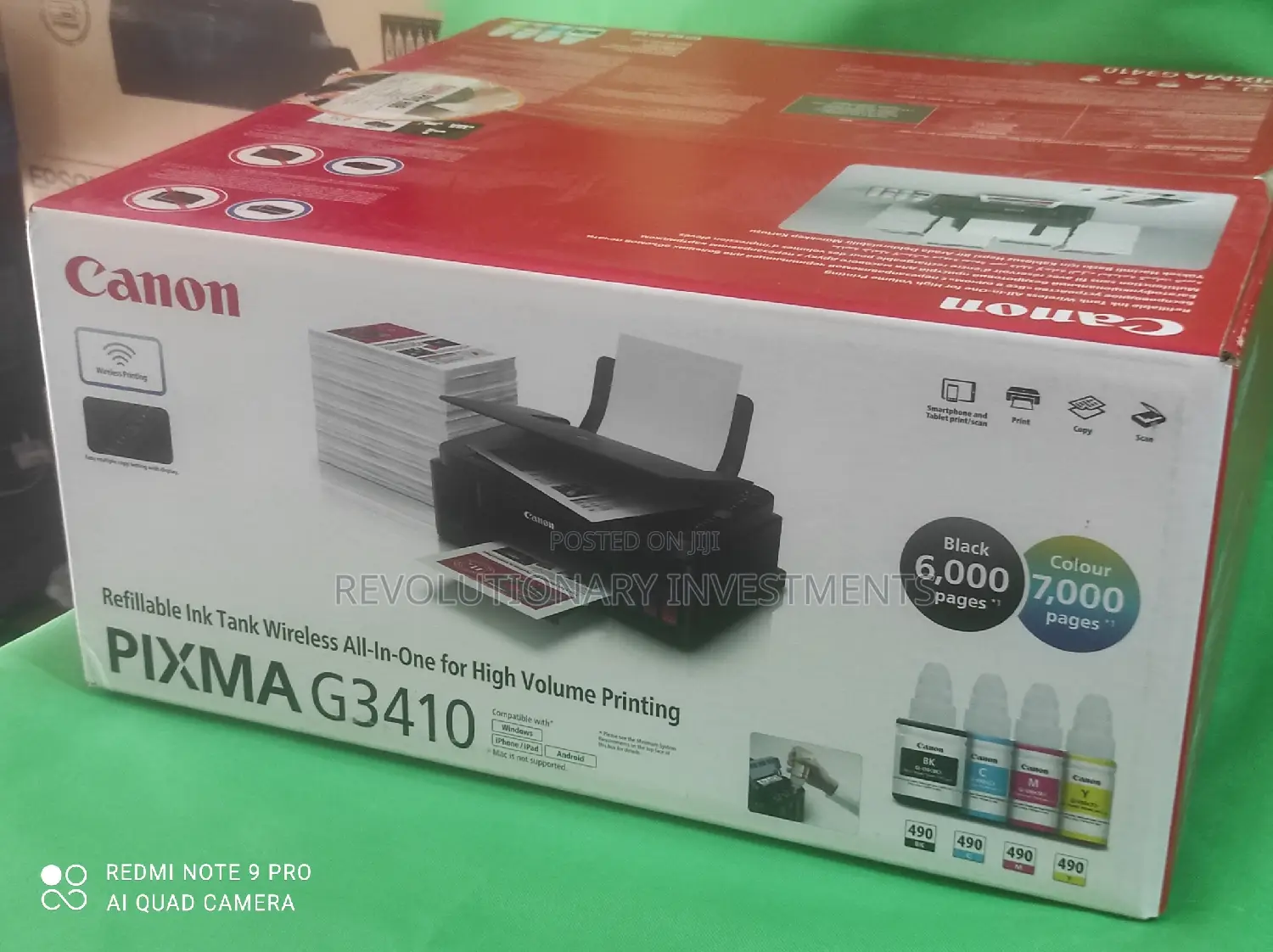 Canon Pixma G3410 Ink Tank Printer