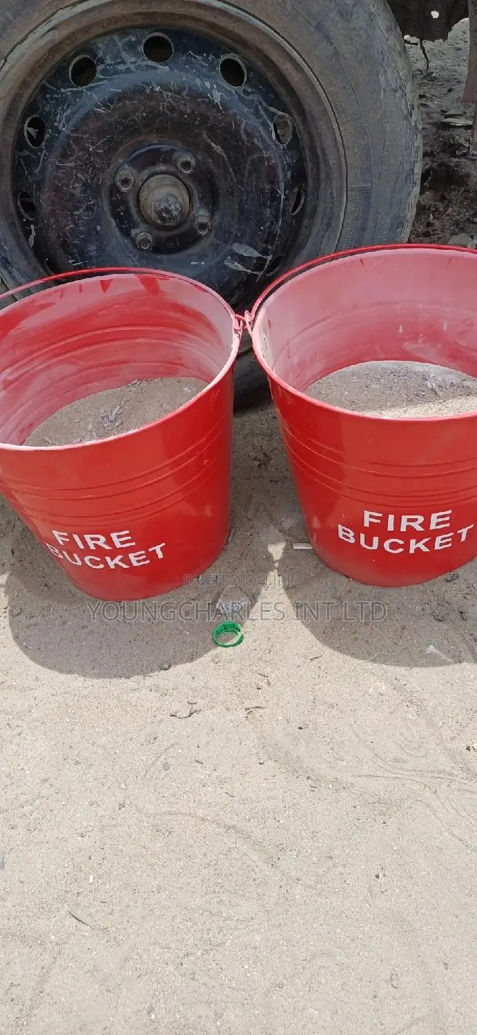 Fire Bucket With Chemical Sand