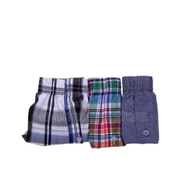 Yulu 3 in 1 Mens Cotton Boxers - Multicolour (SIZE XL)