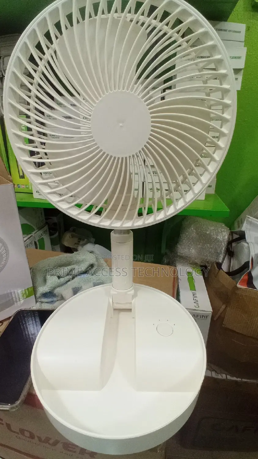 Long Lasting Adjustable Rechargeable Table Fan