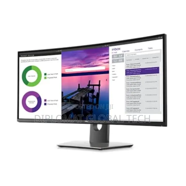 Dell U3419w Ultrasharp 34 Inch WQHD Curved Ips Usb-C Monitor