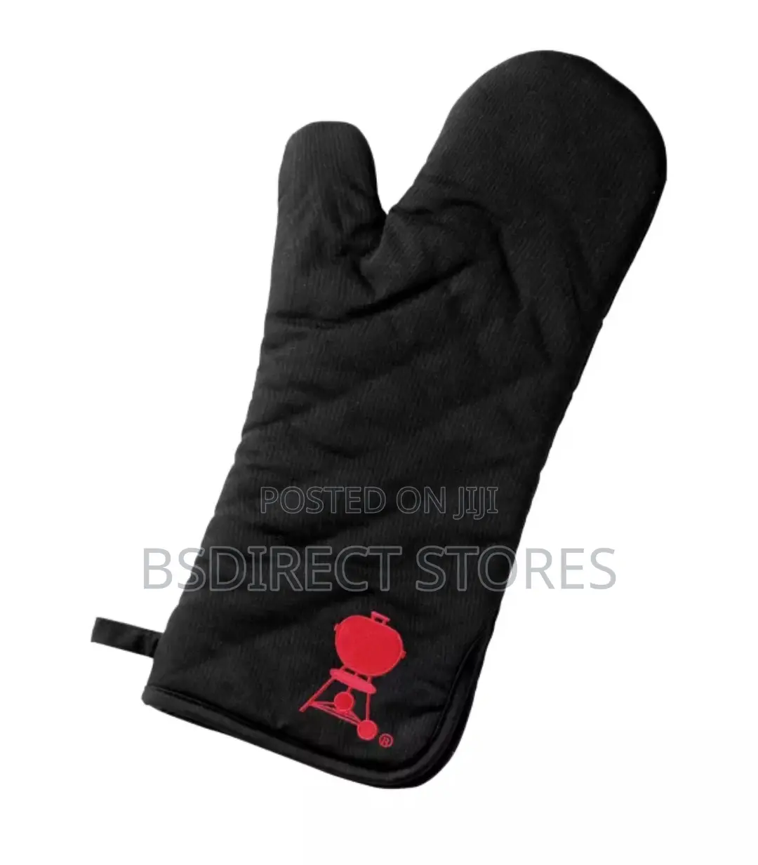 Weber Premium Grill Mitt (Black With Red Kettle Logo)