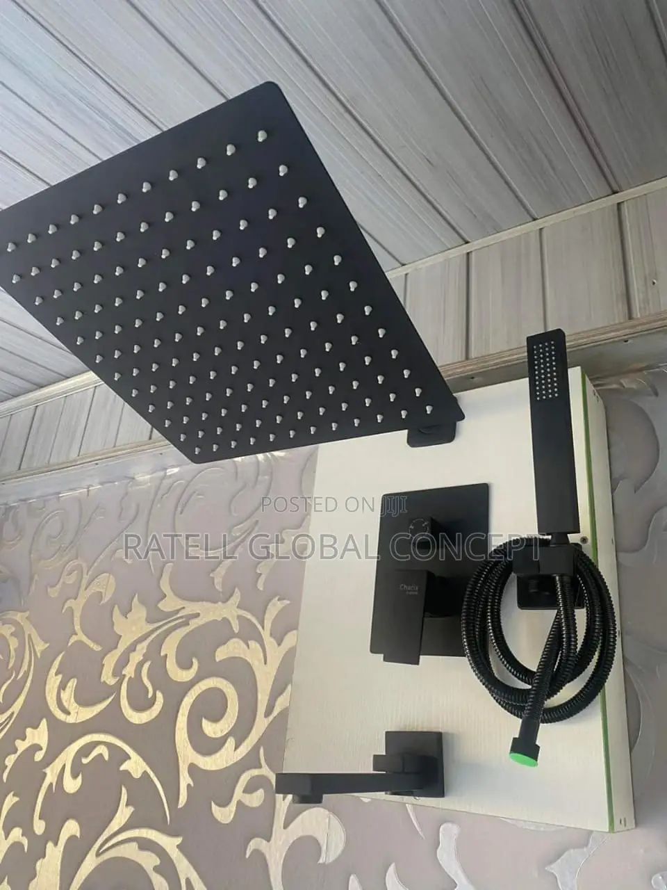 5 Ways Conduit Shower [Black]