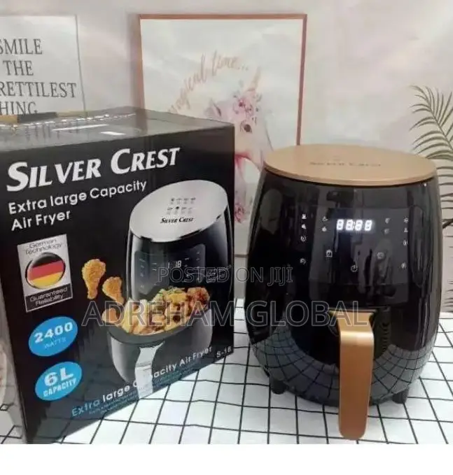 Silver Crest 6L Digital Air Fryer, 2400watts