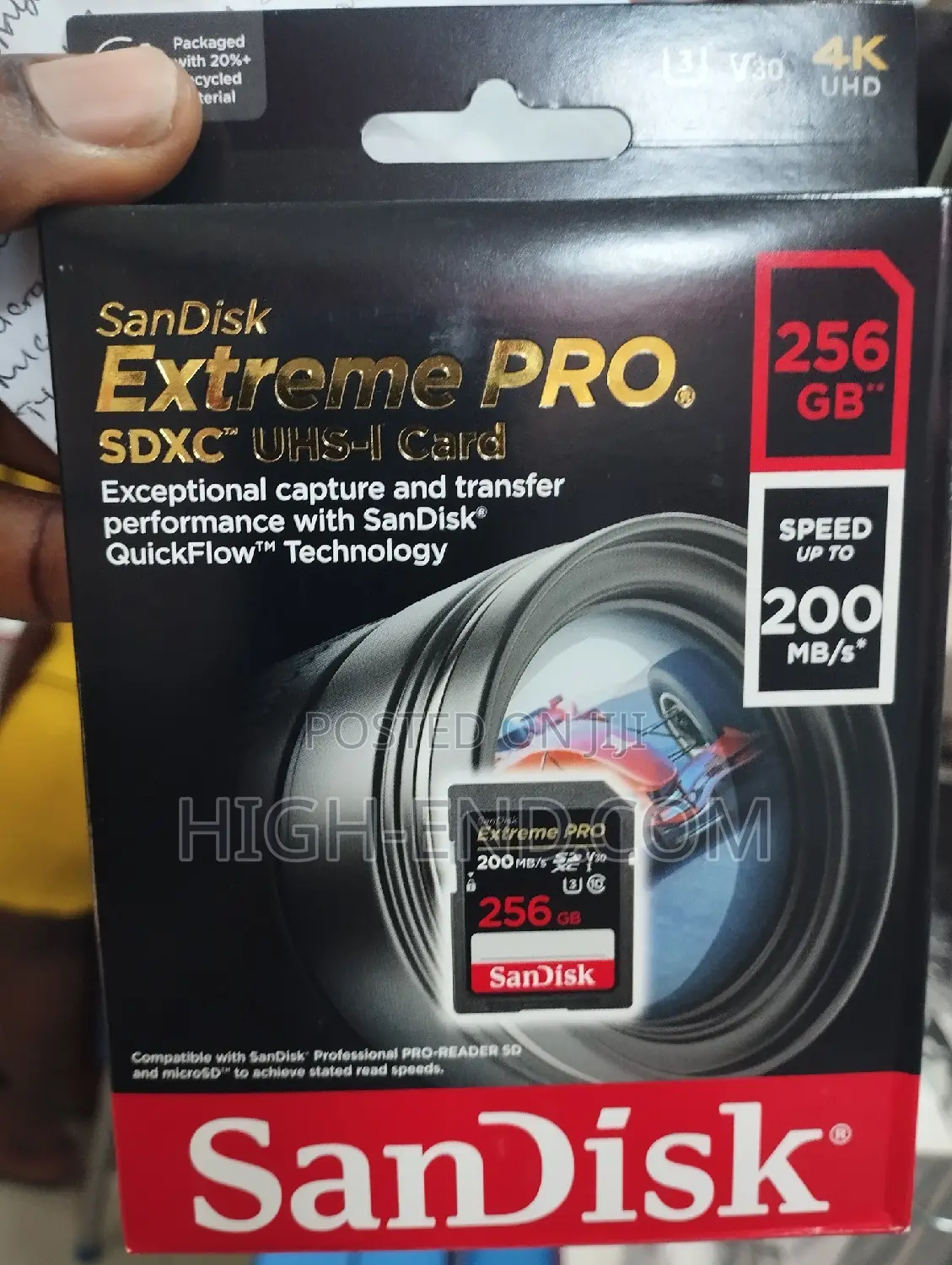 Sandisk Sd Extreme Pro 256gb SDXC Uhx-I 200mbps