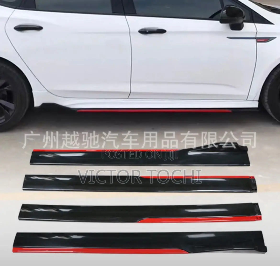 Car Door Side Fancy Abs Spoiler