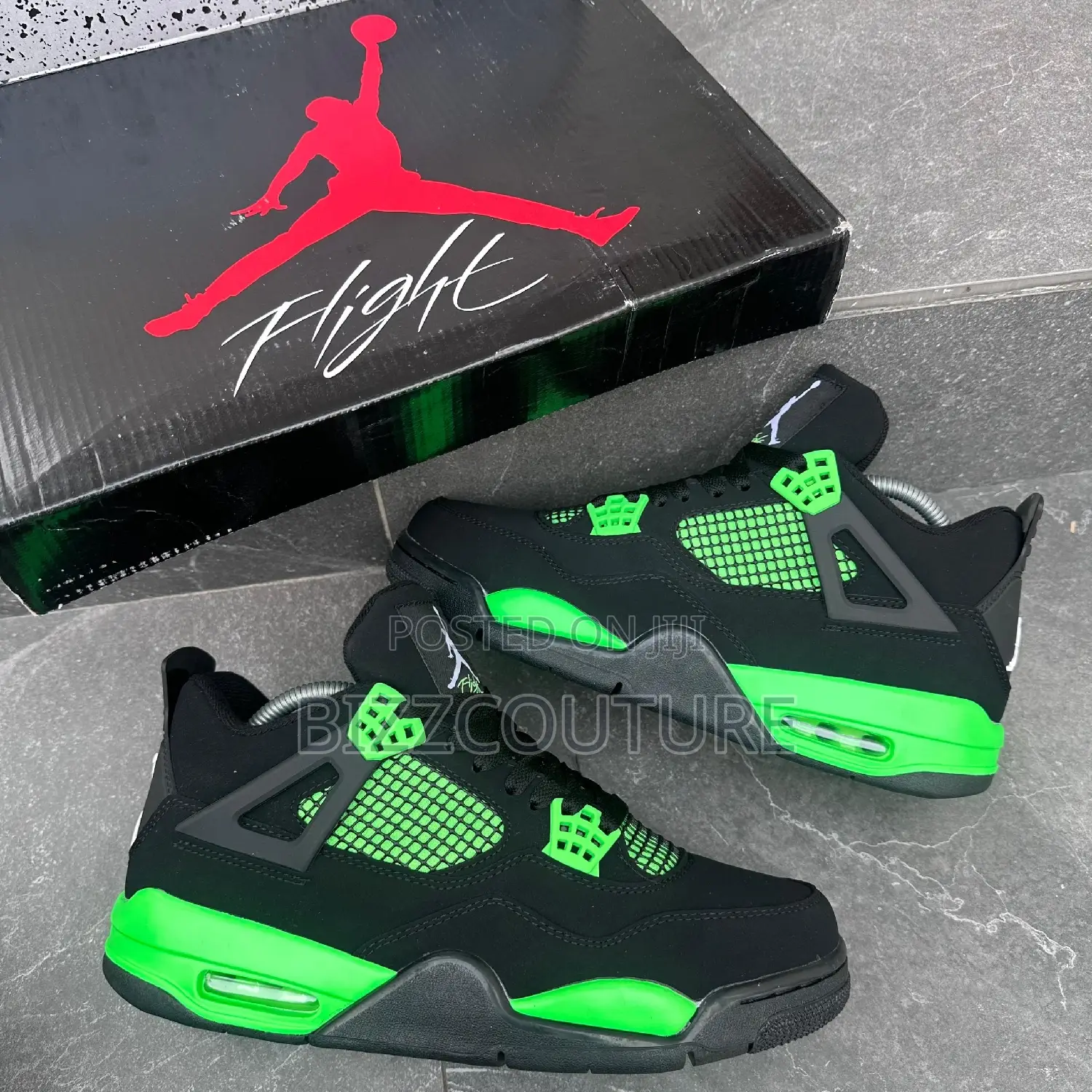 Original NIKE Air Jordan 4 Green Thurnder Available in Store