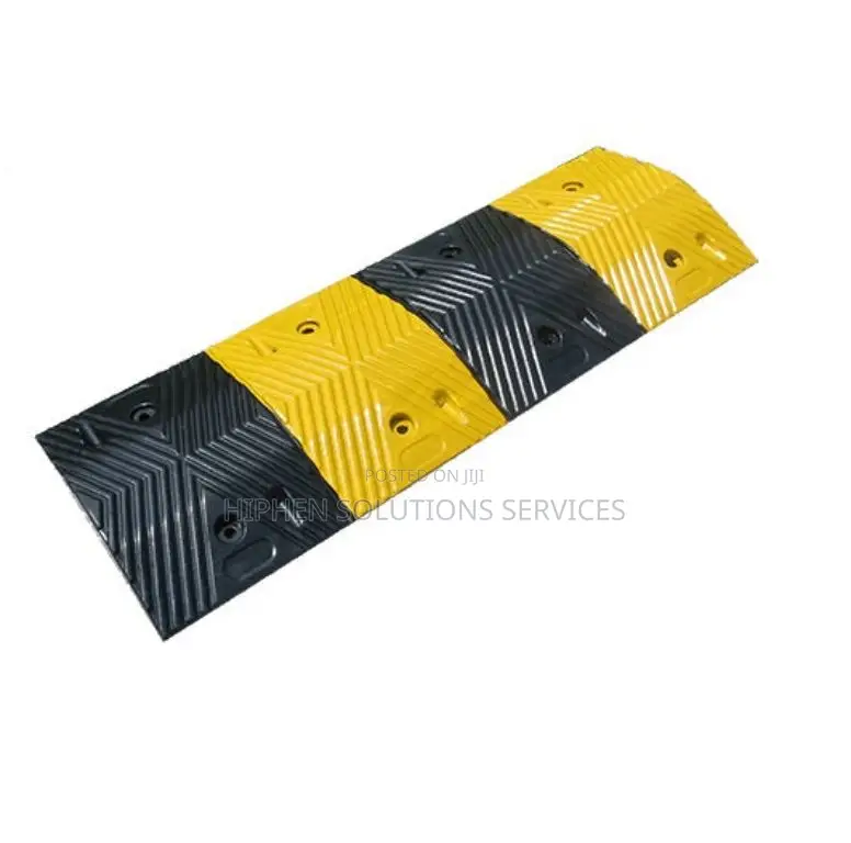 Black Rubber Road Humps 75mm