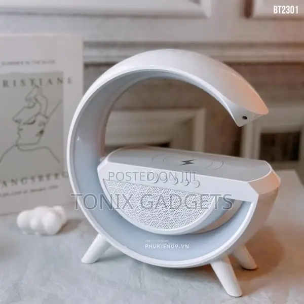 Multifunctional LED Lamp -wireless Charger+Bluetooth Speaker