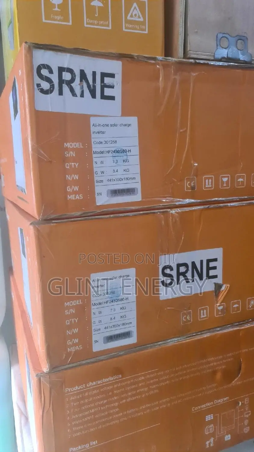 3.3kva 24v 500vdc SRNE Hybrid Inverter