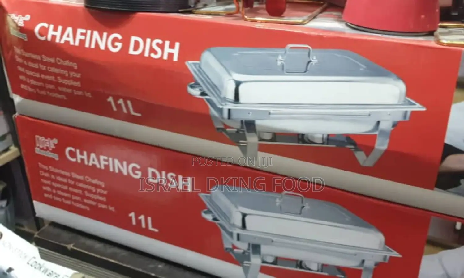 11litre Stainless Square Quality Chafing Dish