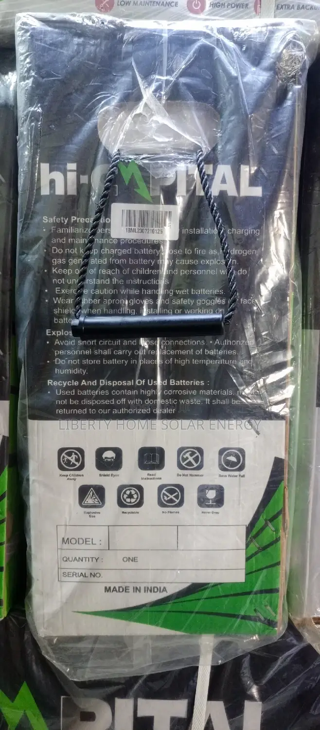 Hi-Capital Tubular Battery