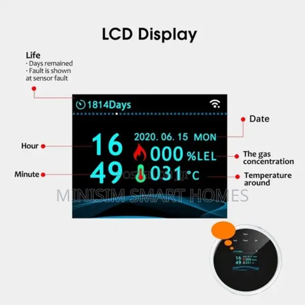 Wifi Smart Gas Leakage Detector