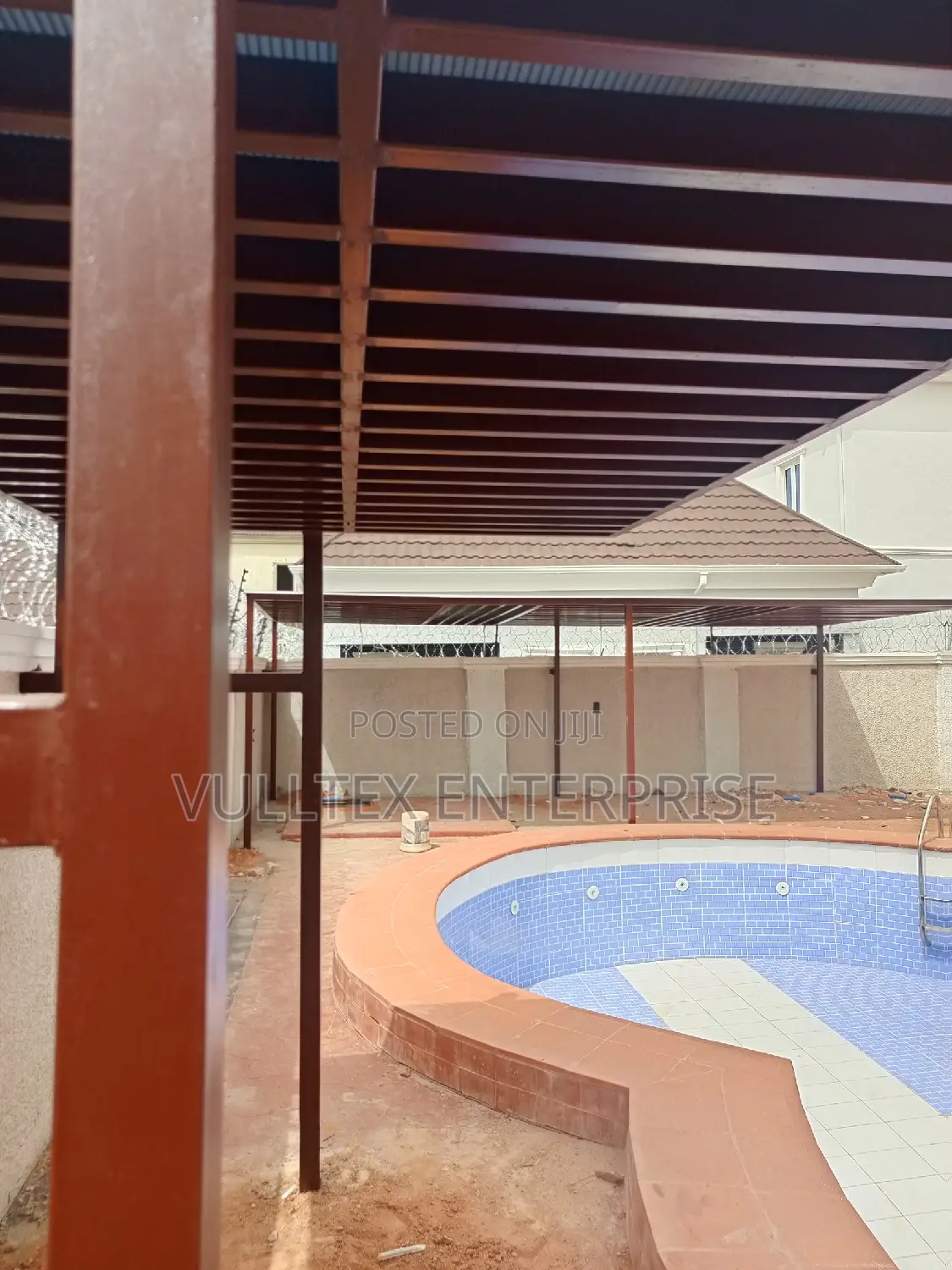 Poolside Pergola