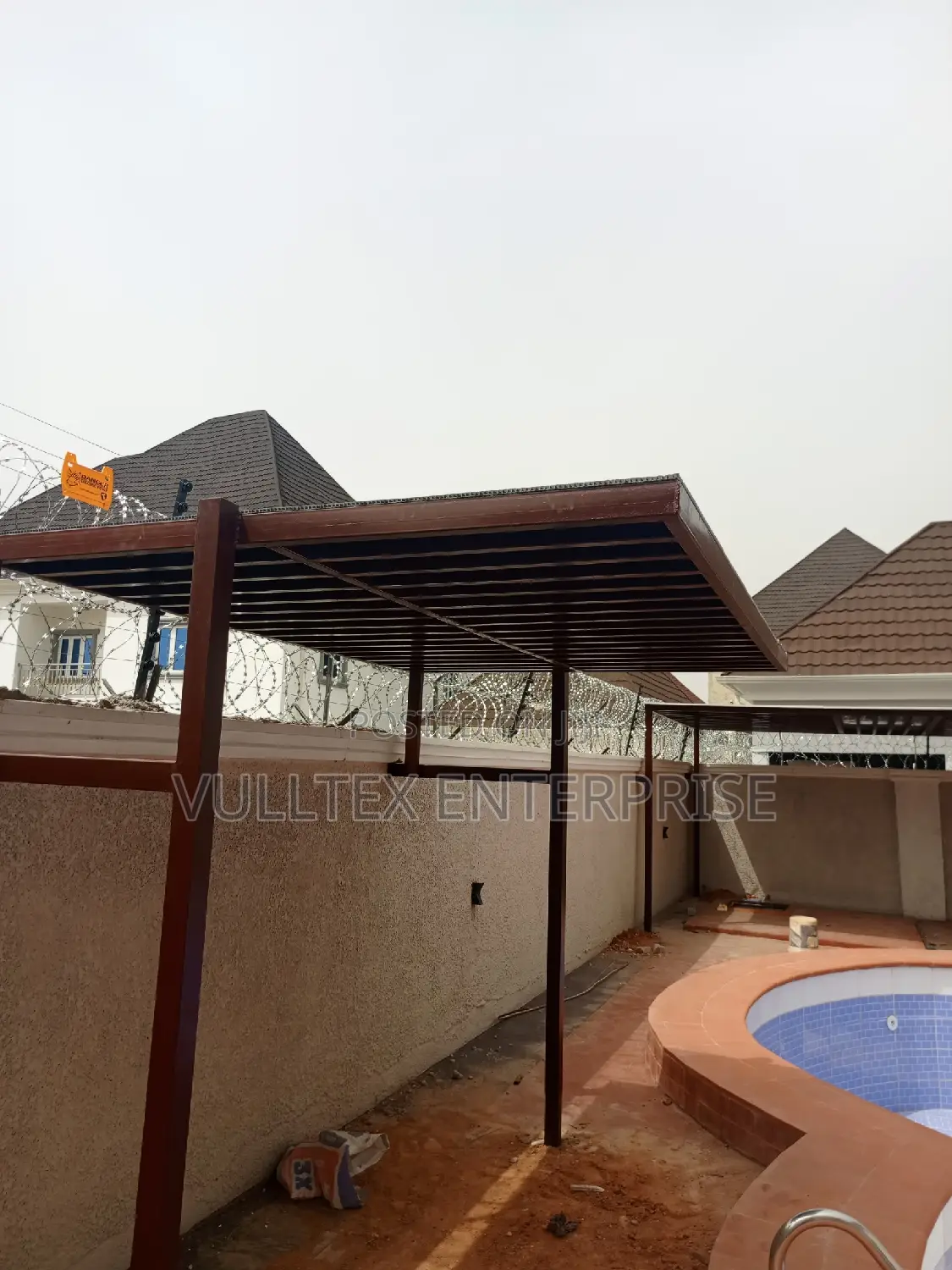 Poolside Pergola