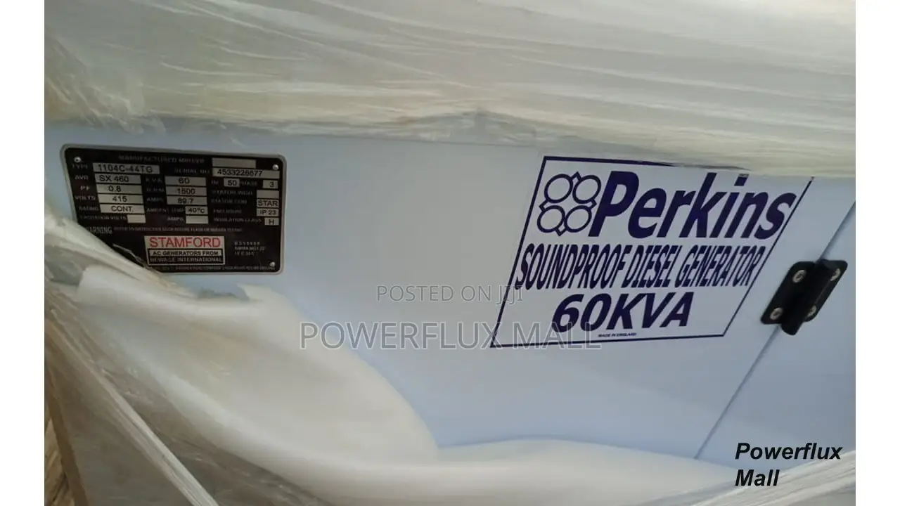 60kva Perkins Diesel Soundproof Generator