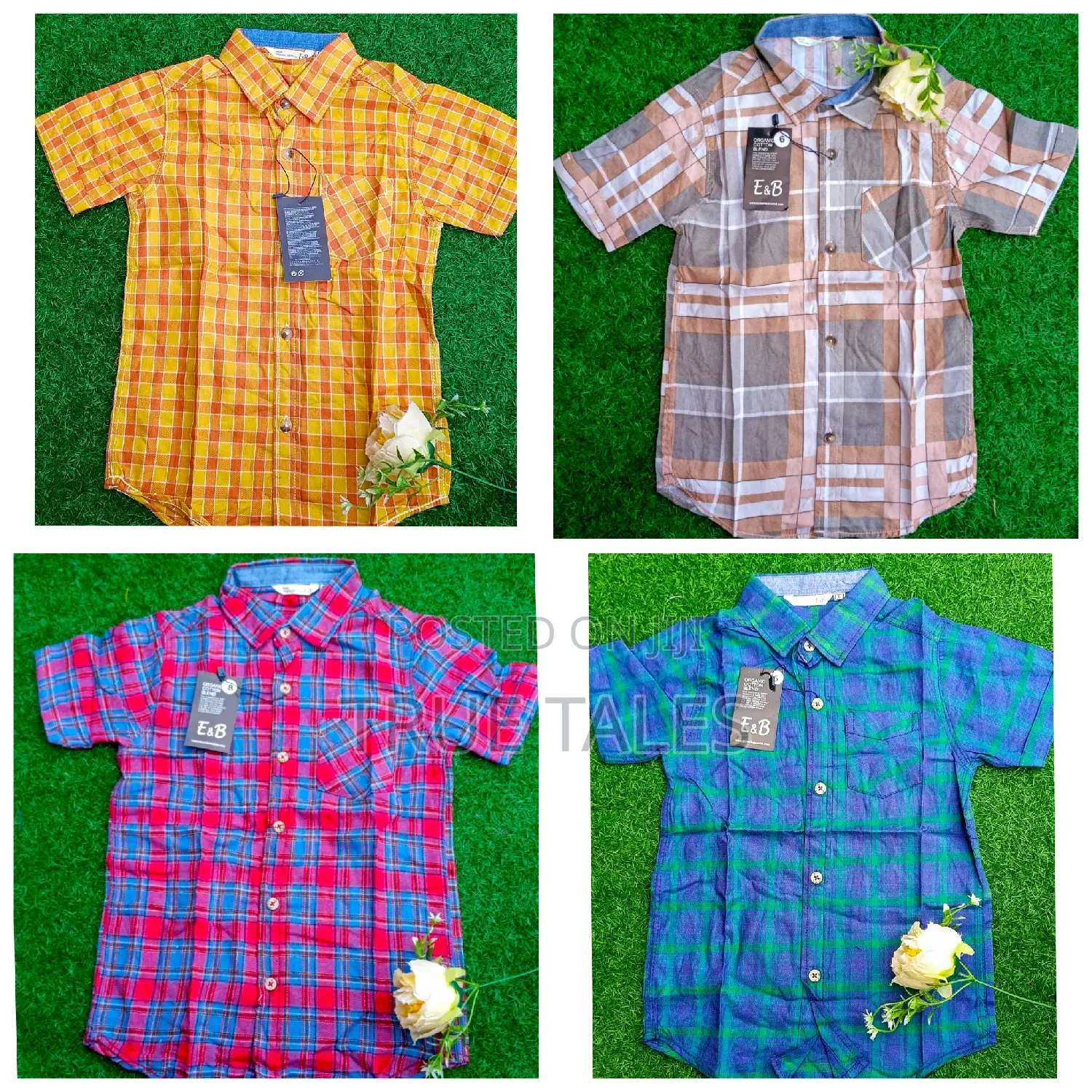 Stripe Shirts For Boys Ages 2 To 14 Years