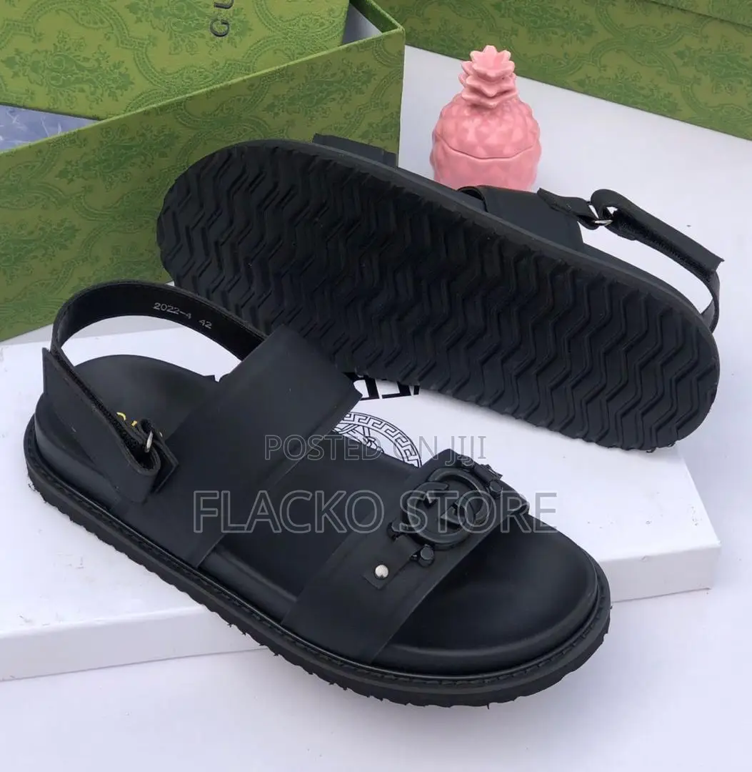 Original Gucci Leather Sandals