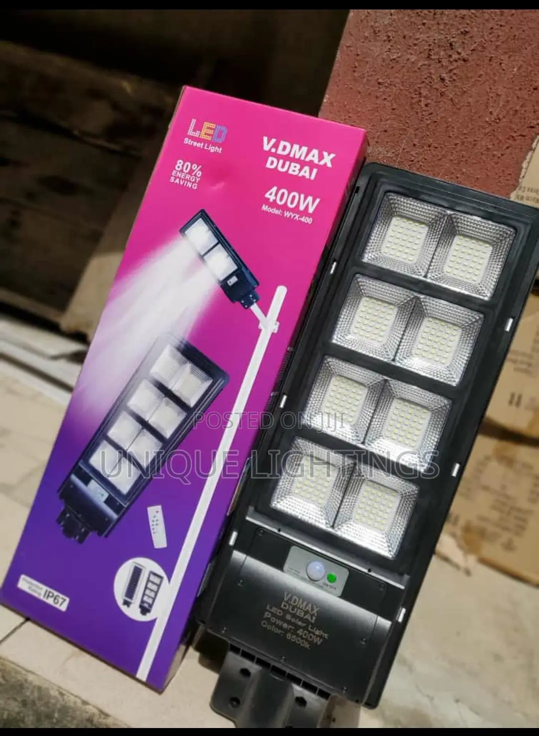 Solar Powered Street Light