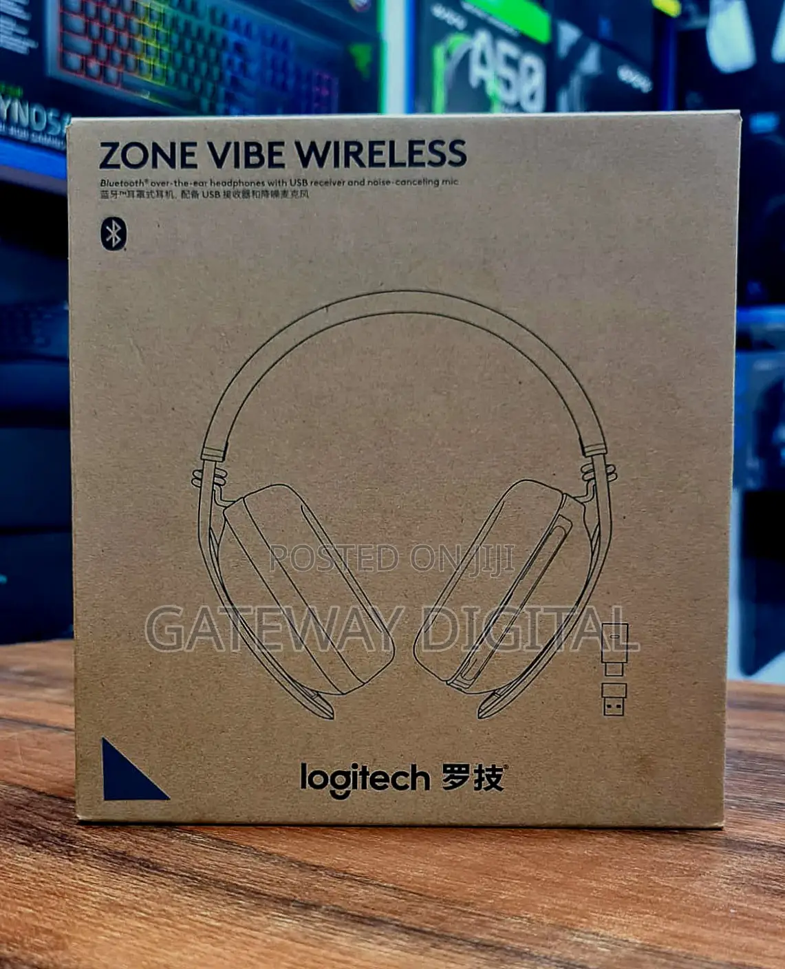 Logitech Zone Vibe Wireless Bluetooth Headset - Black