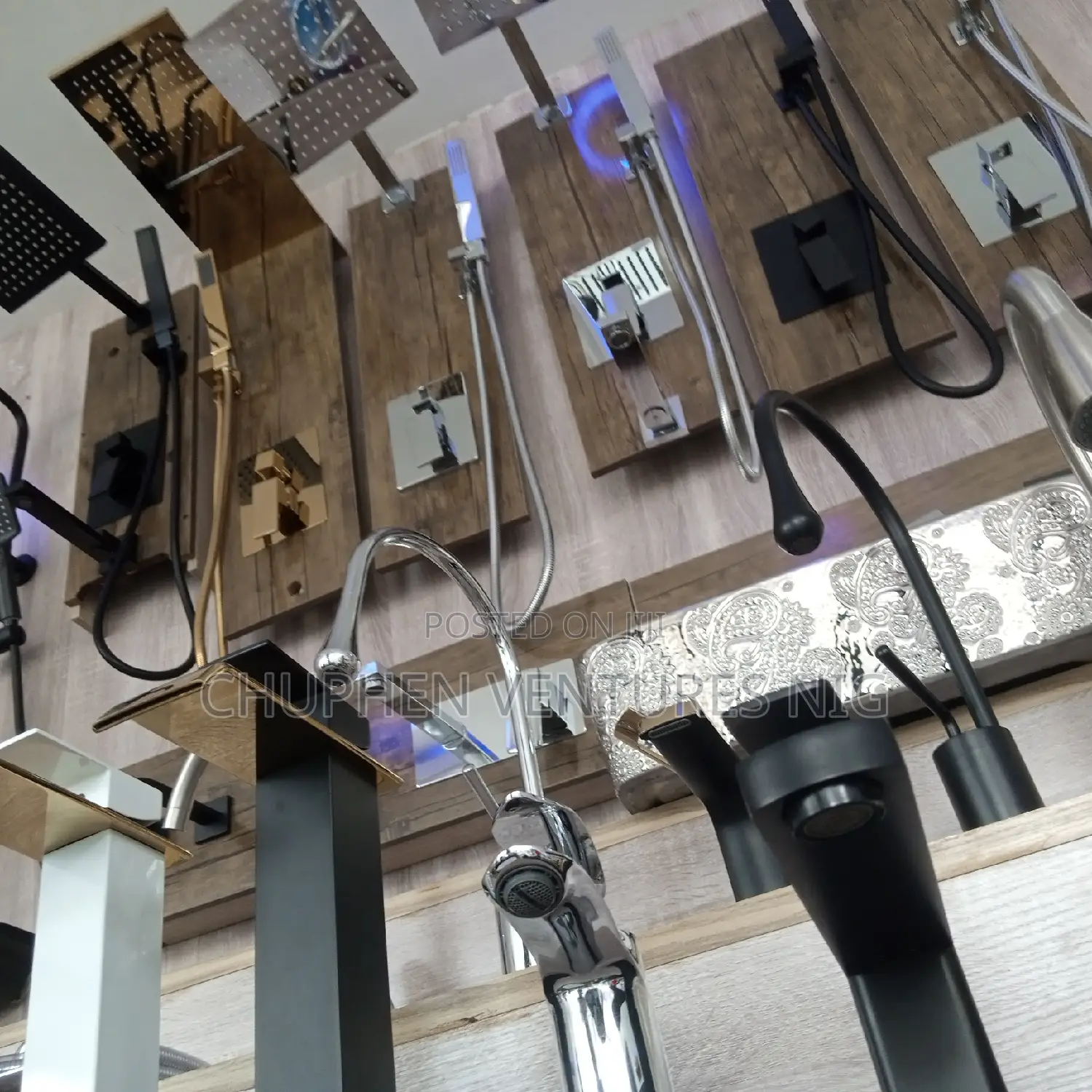 Standing Pressure Steel Shower.