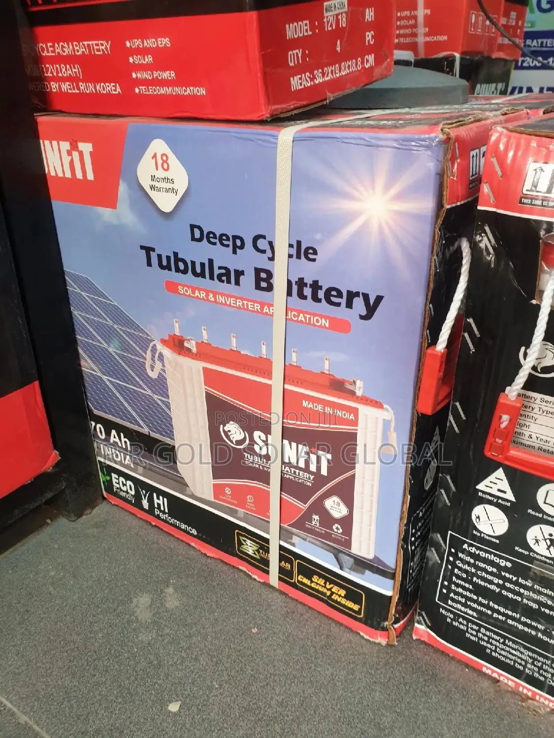 240ah Sunfit Tubular Battery