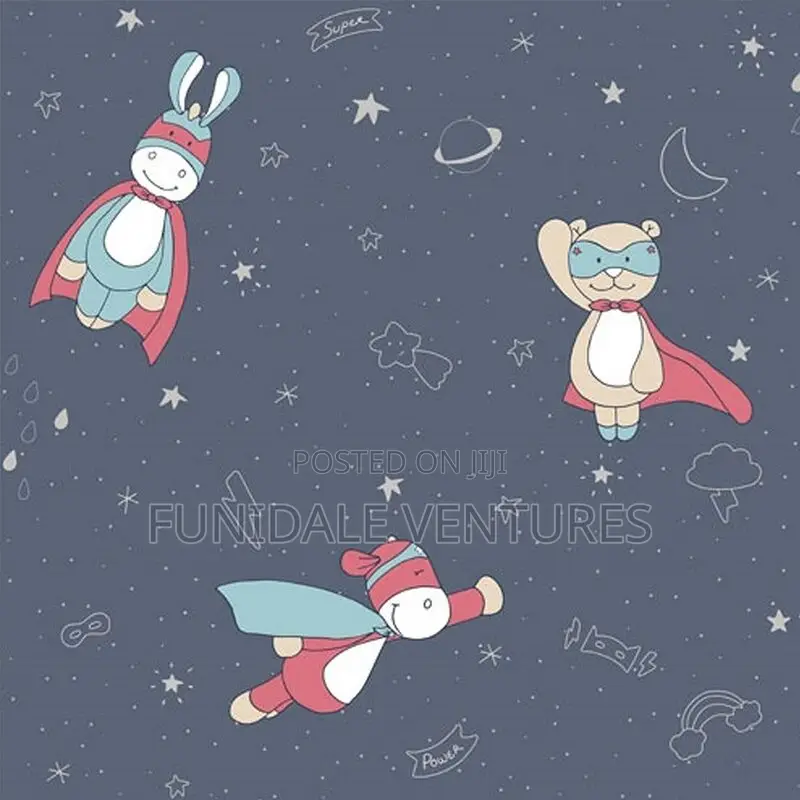 Children Room Themed Wallpaper