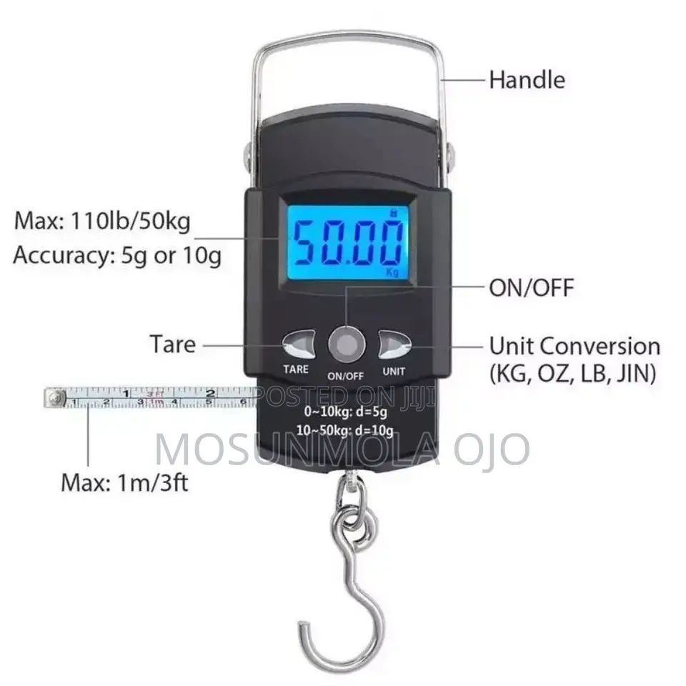 LCD Portable Digital Electronic Luggage Scale