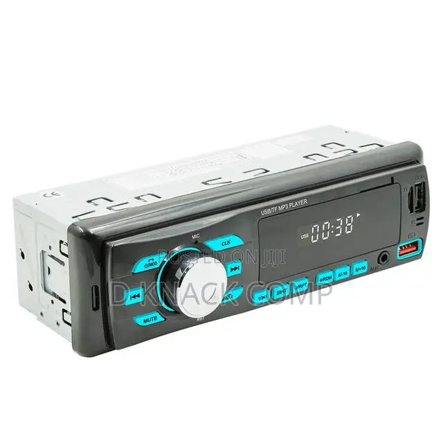 Car Stereo Receiver BT MP3 Player FM Radio Voice Assistant