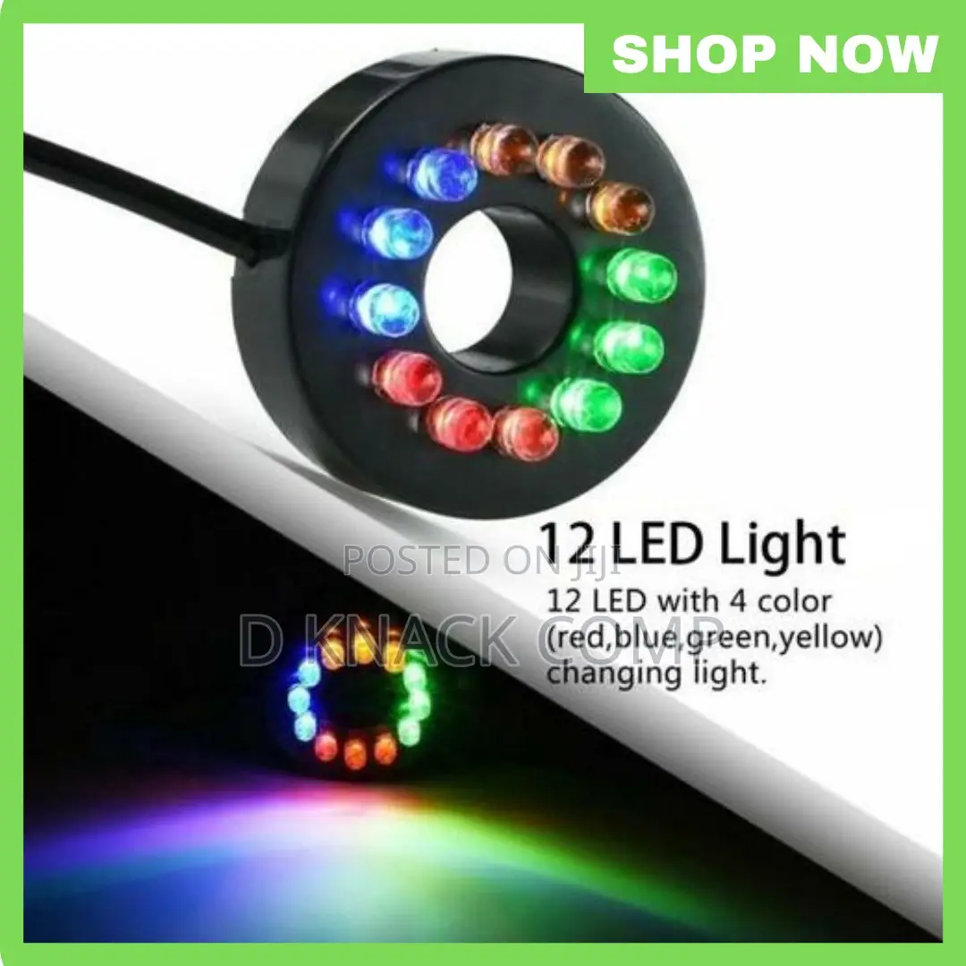 Aquarium 15w Submersible Water Pump Led Light Fish Pond Tank