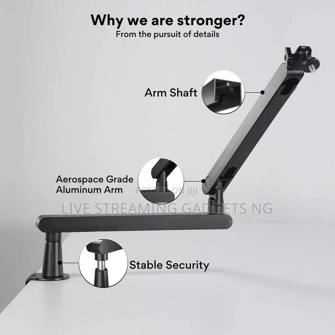 Maono Ba92 Boom Arm / Mic Stand