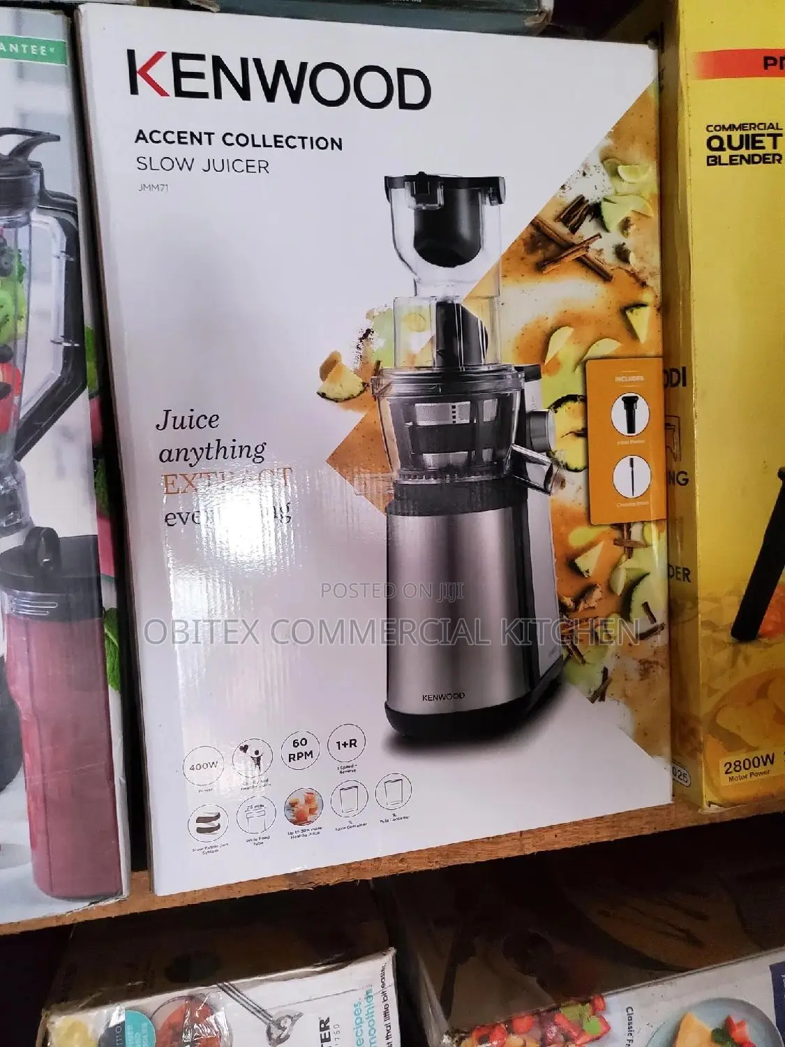 Kenwood Slow Juicer Machine Is Available for Sales