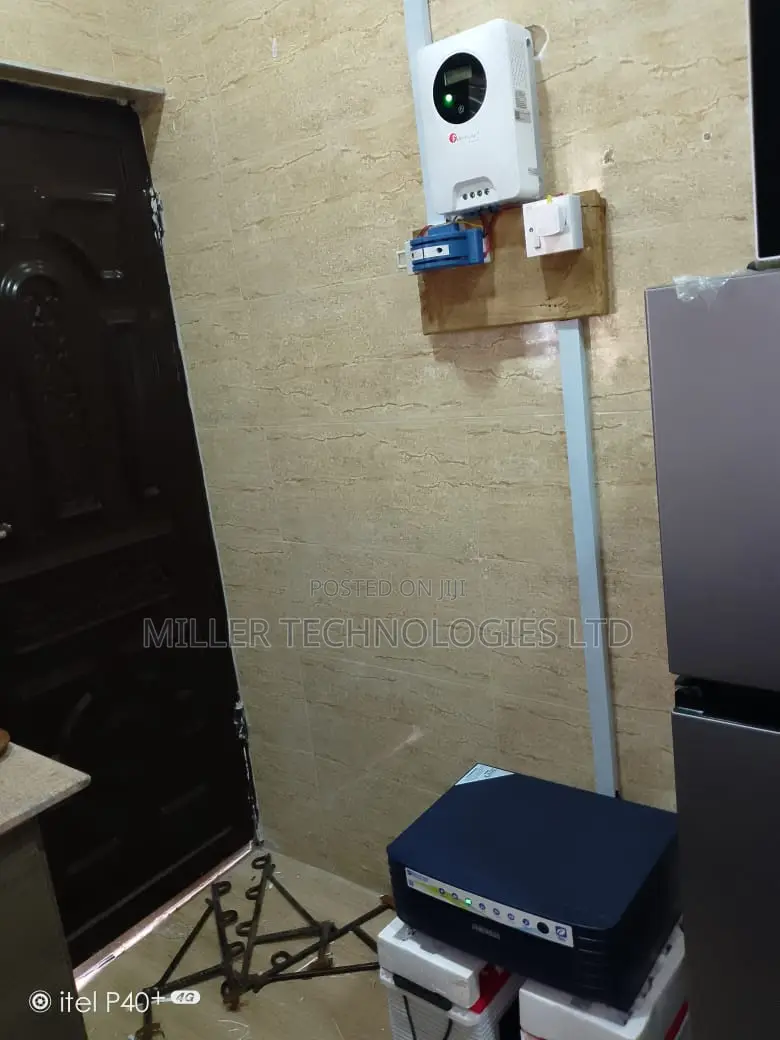 Complete Solar Installation With Luminous 1.5kva Inverter