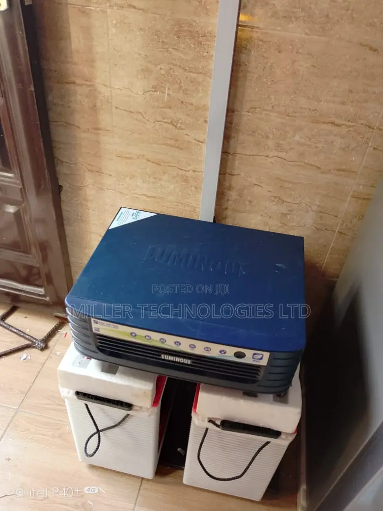 Complete Solar Installation With Luminous 1.5kva Inverter